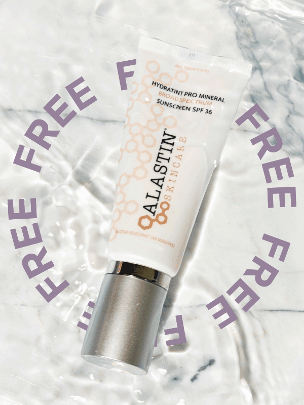 FREE travel size HydraTint Pro Mineral Broad Spectrum Sunscreen SPF 36 with $125+ purchase
