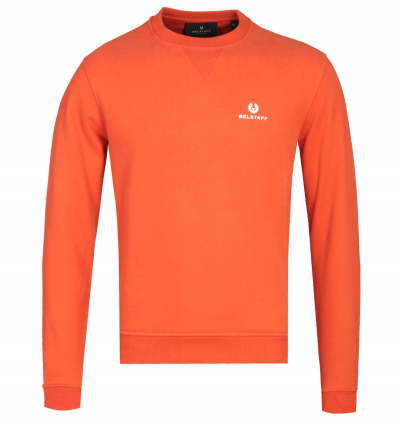 Belstaff Classic Logo Orange Sweatshirt