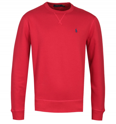 Polo Ralph Lauren Logo Fleece Red Sweatshirt