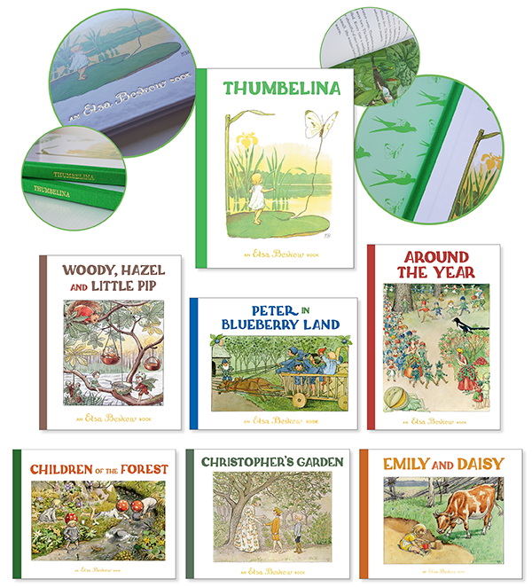 New premium editions included in 20% discount offer: Thumbelina, Woody Hazel and Little Pip, Peter in Blueberry Land, Around the Year, Children of the Forest, Christopher''s Garden, Emily and Daisy