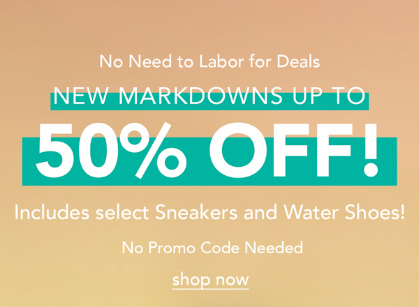 New Markdowns Up to 50_ Off