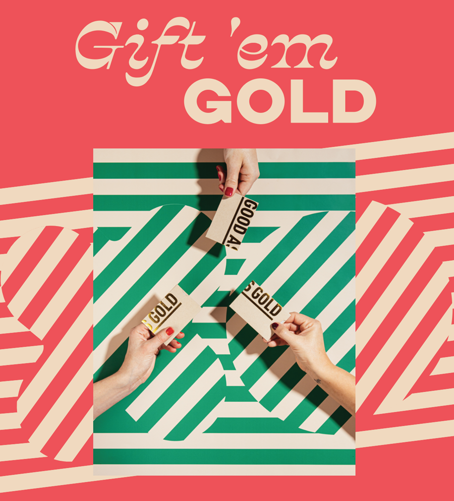 DRAKE GIFT CARDS ARE HOLIDAY GOLD