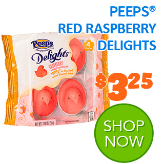 NEW for 2020 - PEEPS RED RASPBERRY DELIGHTS