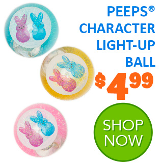 NEW for 2020 - PEEPS CHARACTER LIGHT-UP BALL
