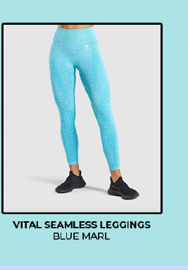 Vital Seamless Leggings - Blue marl.