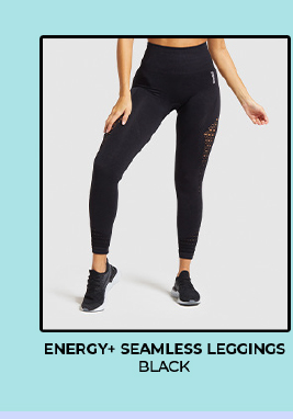 Energy+ Seamless Leggings - Black.