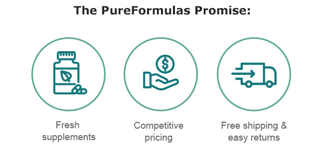 Our promise: fresh supplements, competitive pricing, free shipping & easy returms