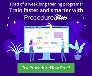 Procedureflow train faster Advert