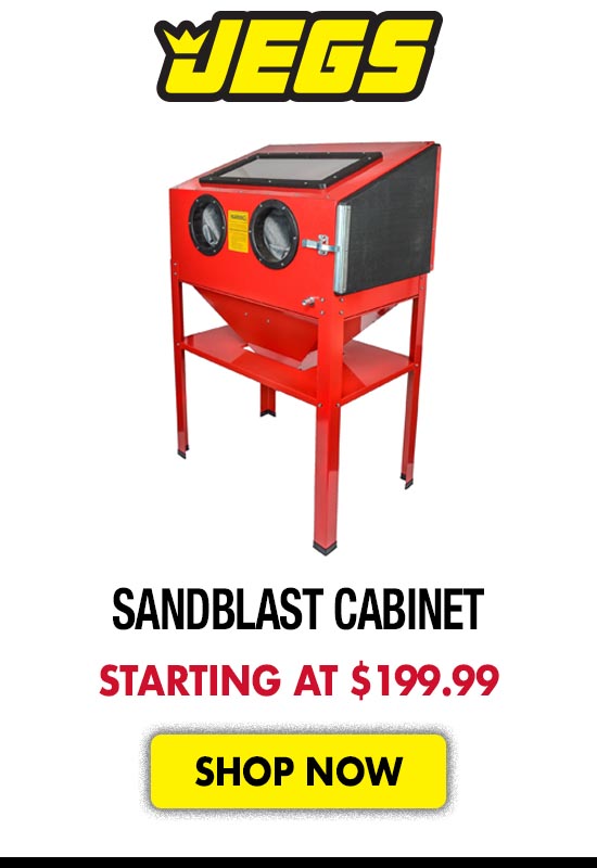 JEGS Sandblast Cabinet - Starting at $199.99