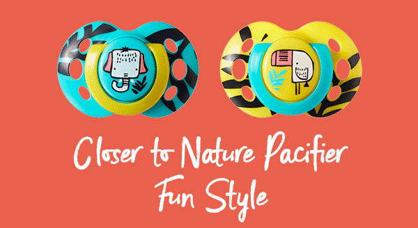 Closer to Nature Pacifier Fun Style