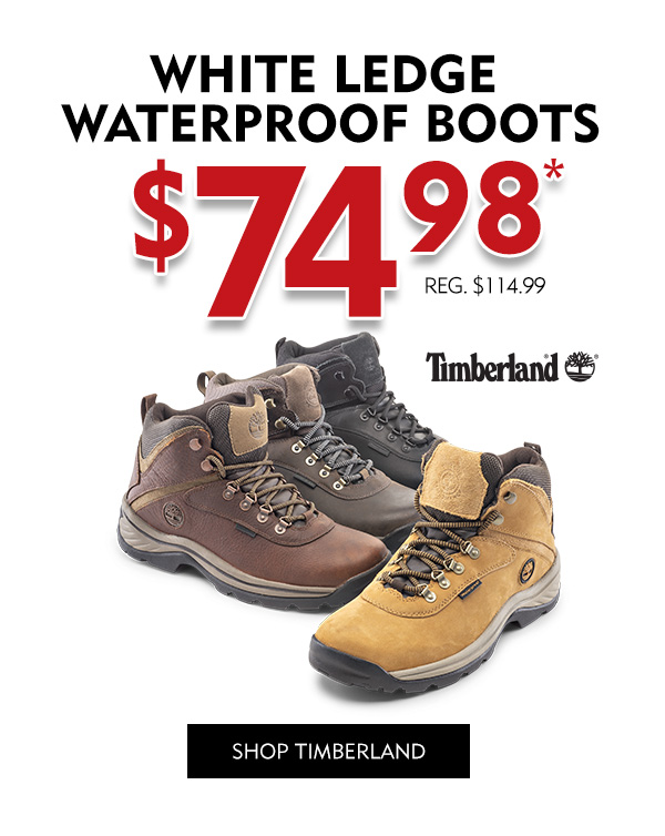 TIMBERLAND WHITE LEDGE WATERPROOF BOOTS $74.98. Shop Now!