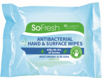 Antibacterial Hand and Surface Wipes