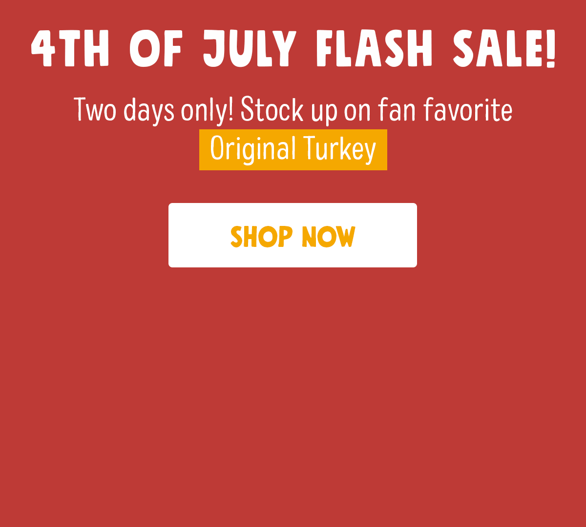Flash sale two days only! Stock up on fan favorite - Chomps Original Turkey 