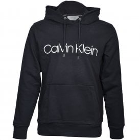 Logo Sweatshirt Hoodie, Calvin Black