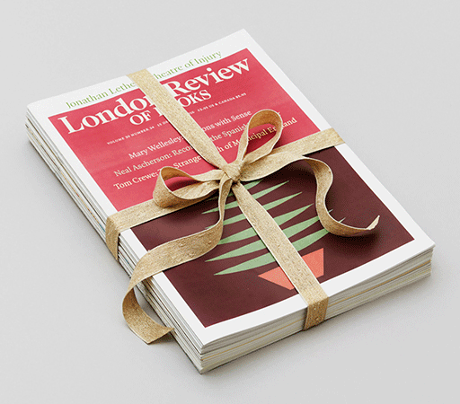 Give an LRB subscription from as little as 19.99