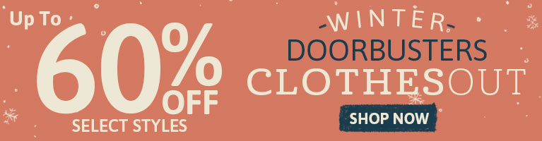 Up To 60% Off Select Styles