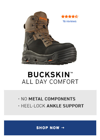 https://korkers.com/collections/fathers-day-gift-guide/products/buckskin Alt - Shop Korkers BuckskinT Wading Boot for Father's Day - Shop Now