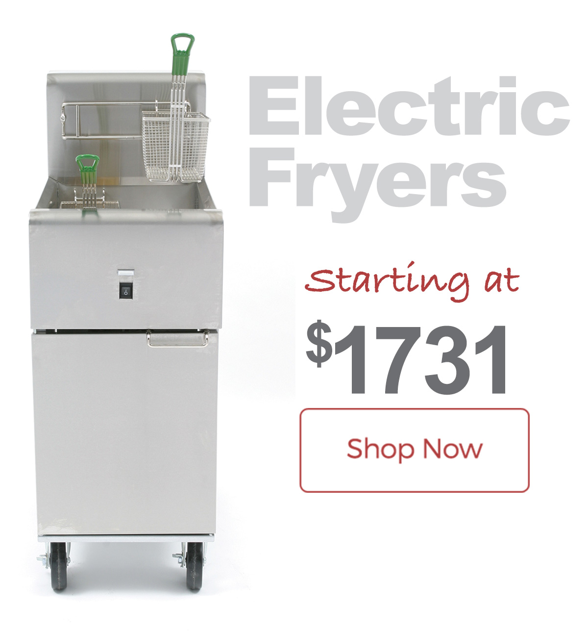 All Frymaster Electric Fryers Ship Free