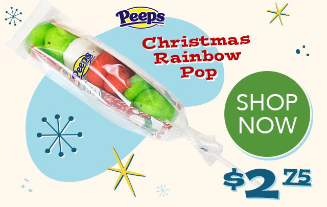 PEEPS Christmas Raibow Pop - $2.75 - SHOP NOW