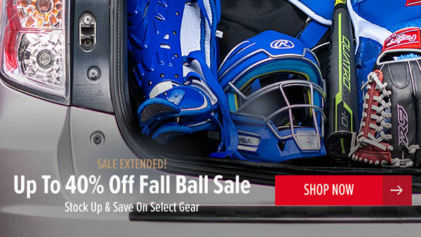 You'll Save Up To 40% On Select Gear With Our Extended Fall Ball Sale