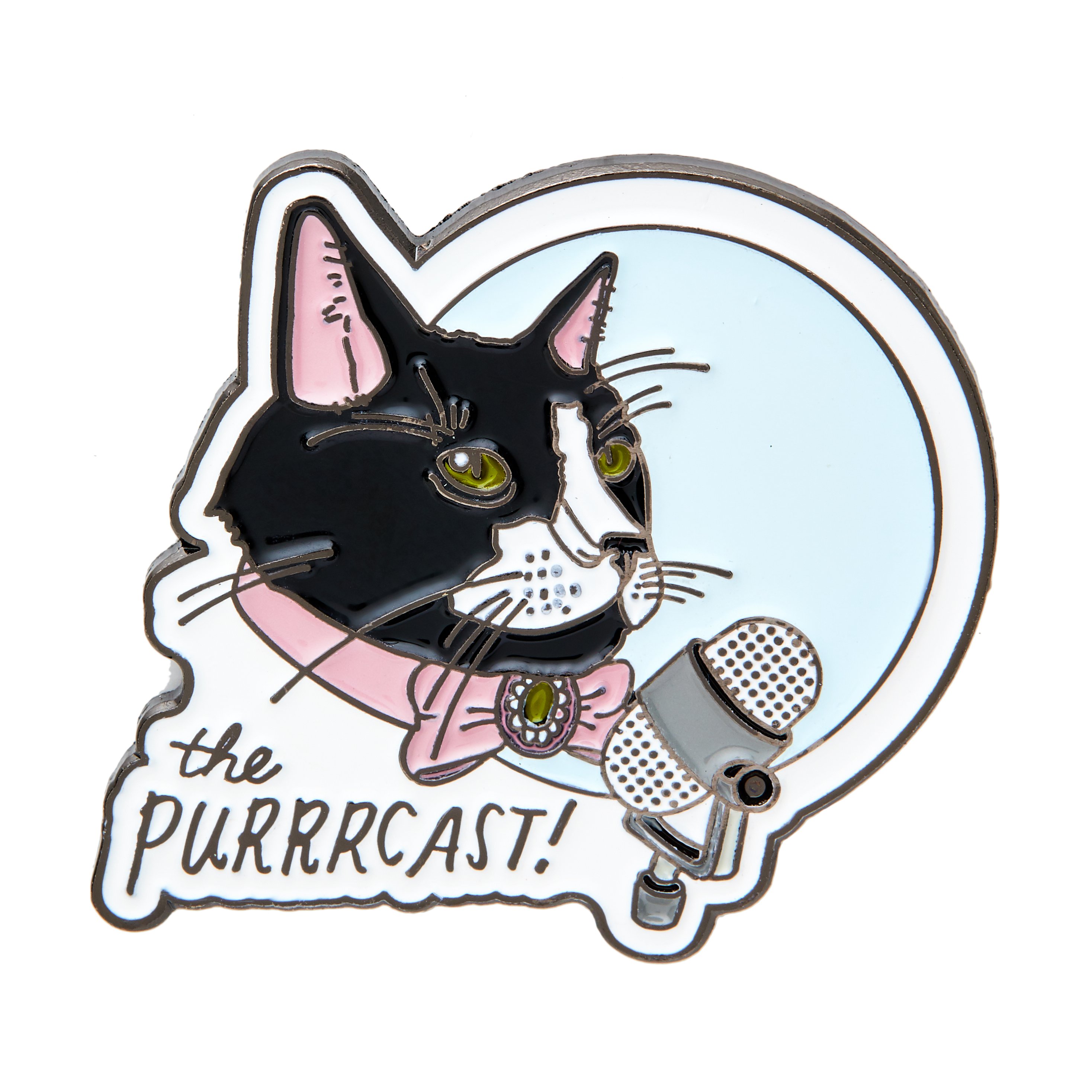The Purrrcast: Enamel Pin