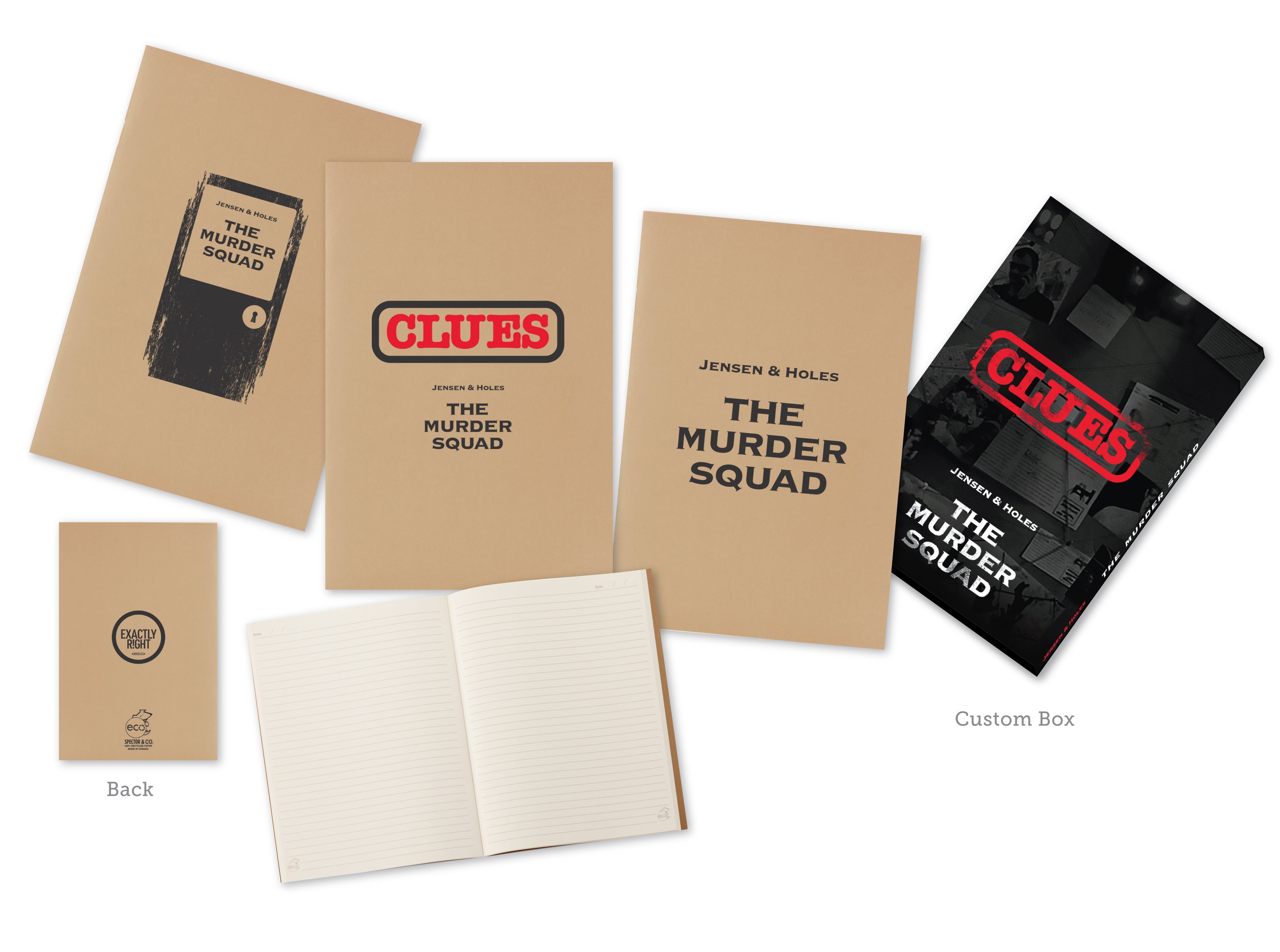 Jensen & Holes: The Murder Squad Notebook Set