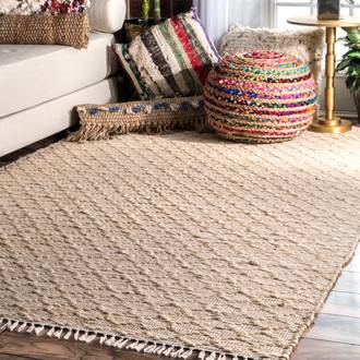 Rugs USA Natural Gaza Flatwoven Diamant rug - Casuals Rectangle 4'' x 6''