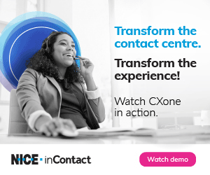 NICE inContact Transform the Contact Centre box advert