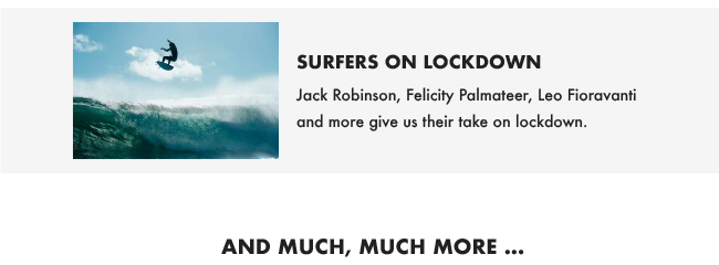 Surfers on Lockdown