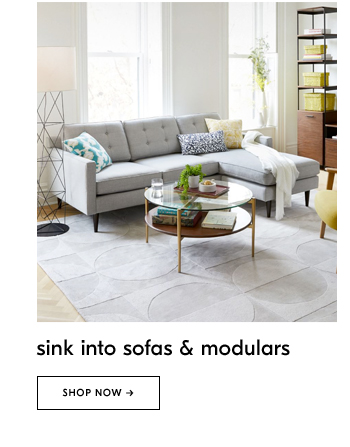 sink into sofas & modulars
