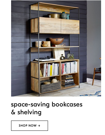 space–saving bookcases & shelving