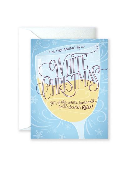 White Christmas Card