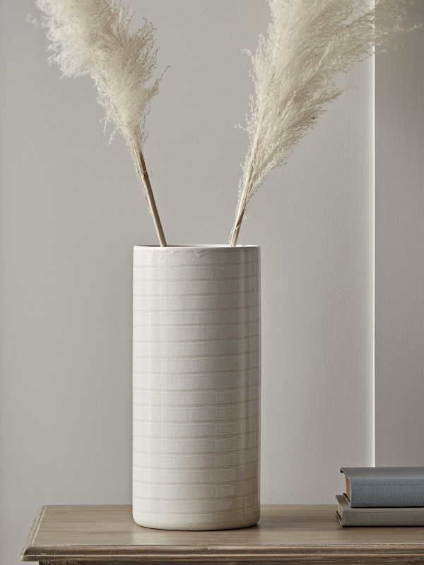 NEW Crackle Pillar Vase