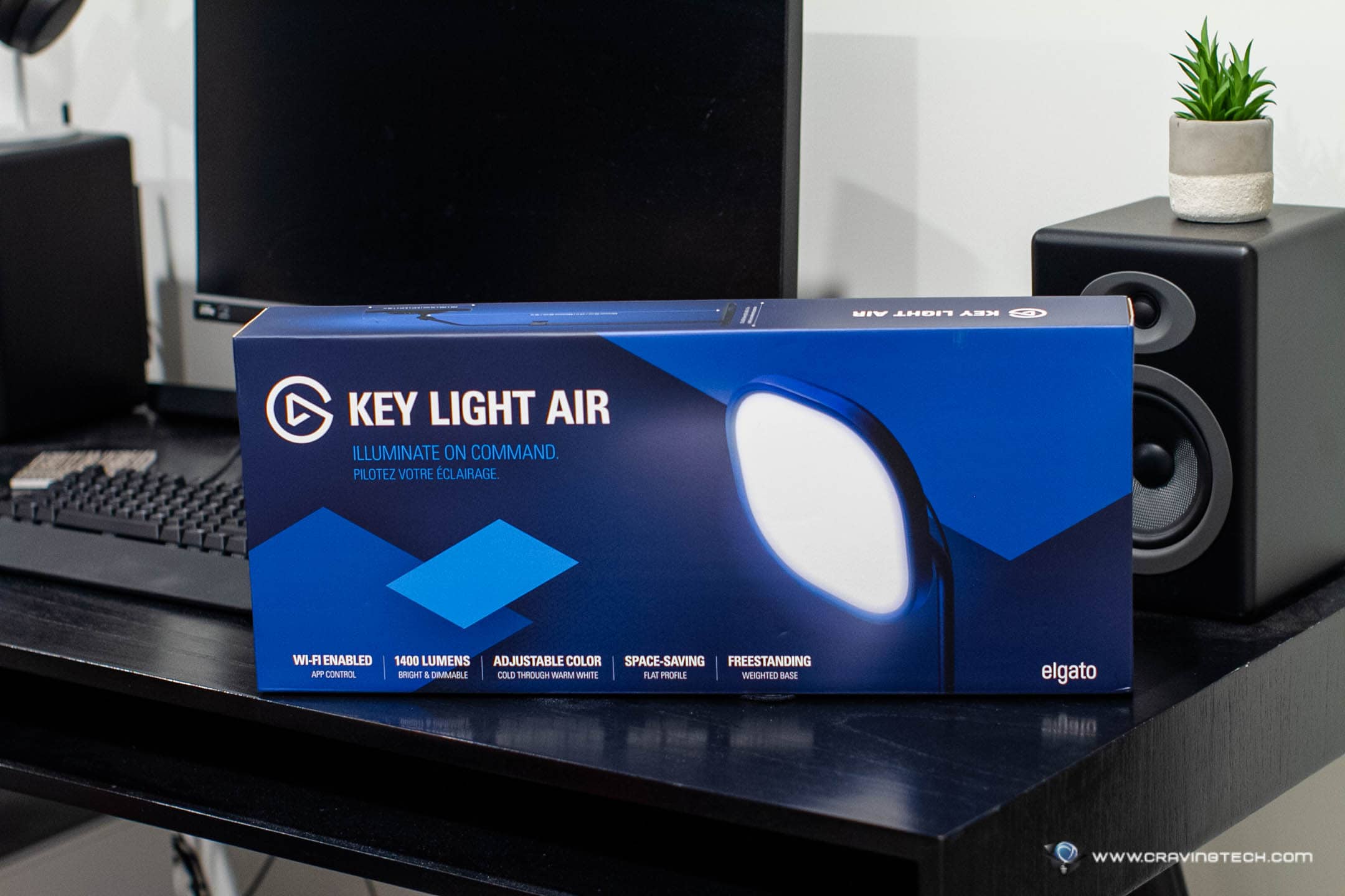 Compact lighting solution for streamers & reviewers - Elgato Key Light Air Review