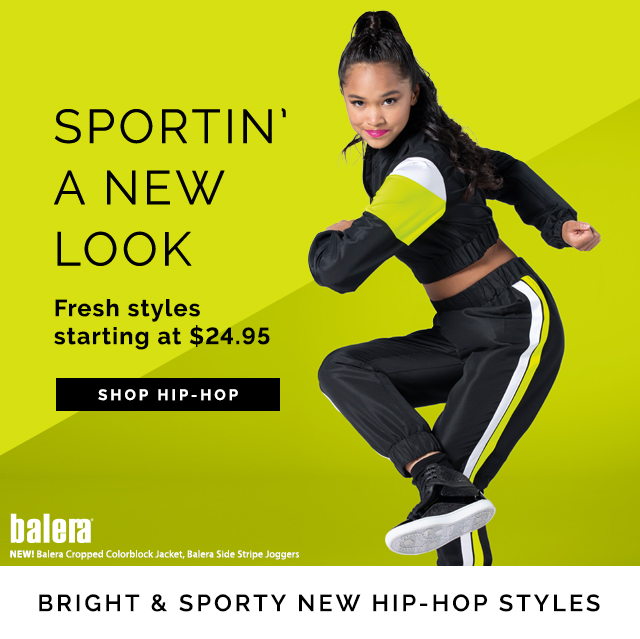 sportin'' a new look. fresh styles starting at $24.95. bright and sporty new hip hop styles. shop hip hop