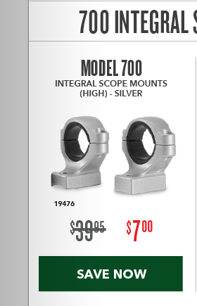 Clearance Special - 700 Integral Scope Mounts