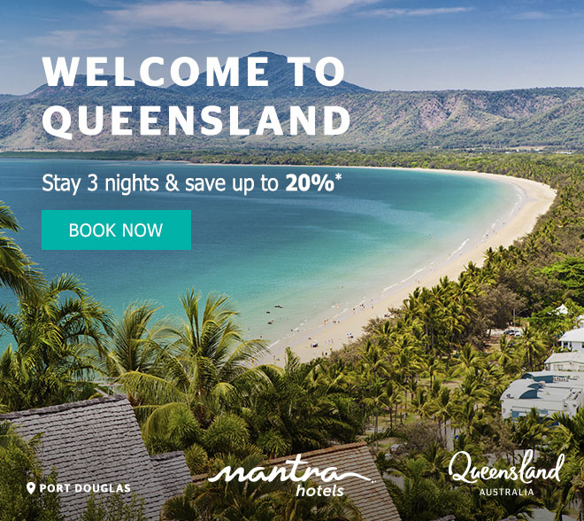 Welcome to Queensland - Stay 3 nights & save up to 20%*