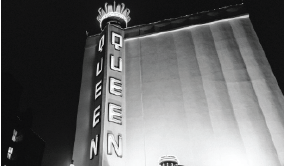 The Queen Theatre in Downtown Bryan