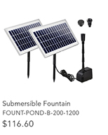 110W Submersible Fountain