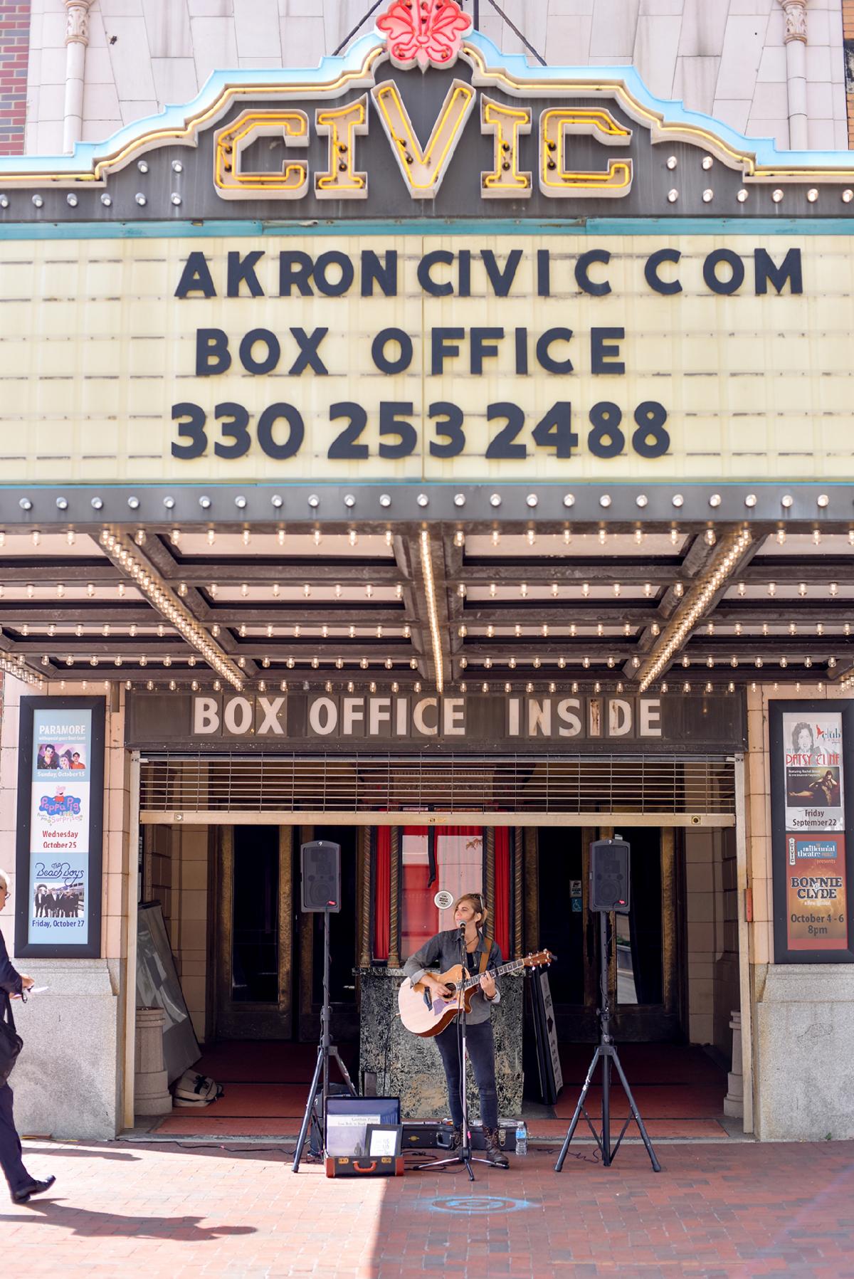 Akron Civic Theatre Marquee