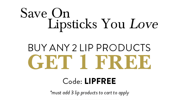 Buy any 2 Lip Products get 1 free