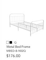 Metal Bed Frame Q