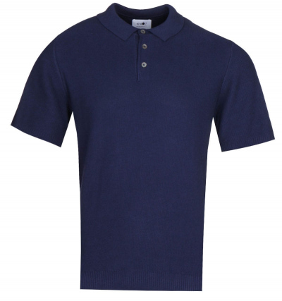 NN07 Alfie 6382 Relaxed Fit Navy Polo Shirt