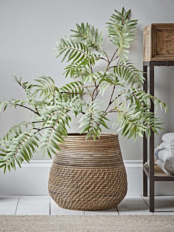 Tapered Round Rattan Basket