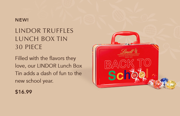 LINDOR Truffles Lunch Box Tin