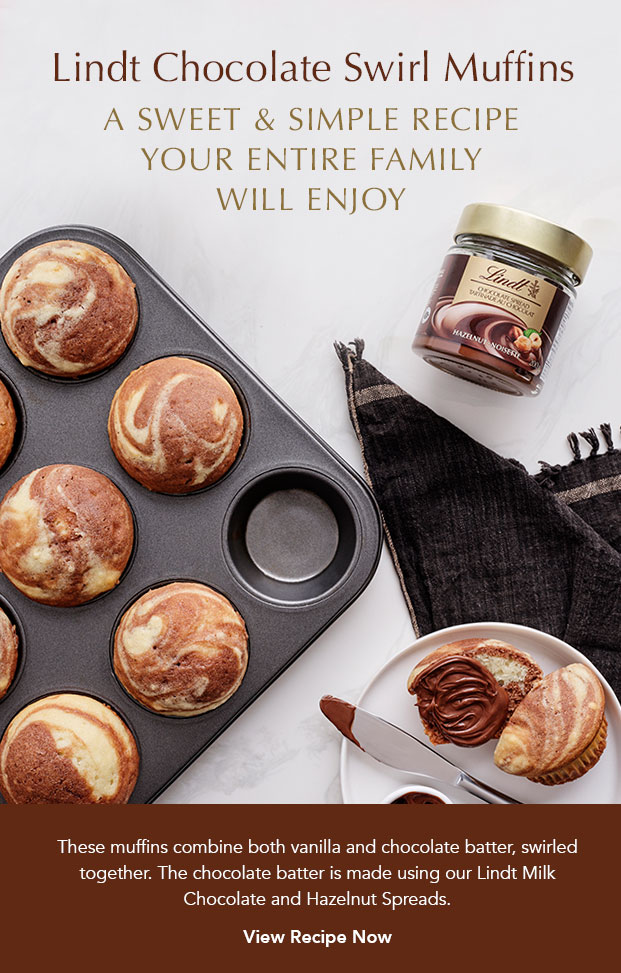 Lindt Chocolate Swirl Muffins Recipe
