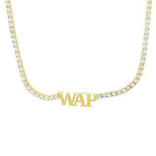 Cardi B - WAP Nameplate Necklace