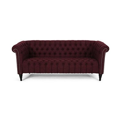 Edgar Traditional Chesterfield Sofa with Tufted Cushions