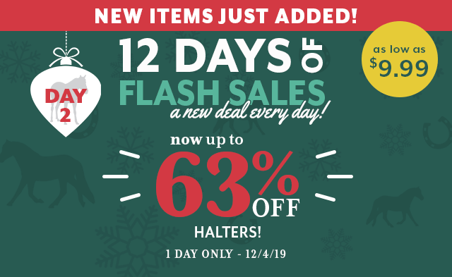12 Days of Flash Sales: Day 2 up to 63% halters.
