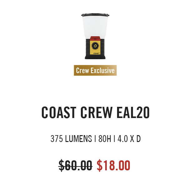 COAST Crew EAL20 70% off Cyber Monday